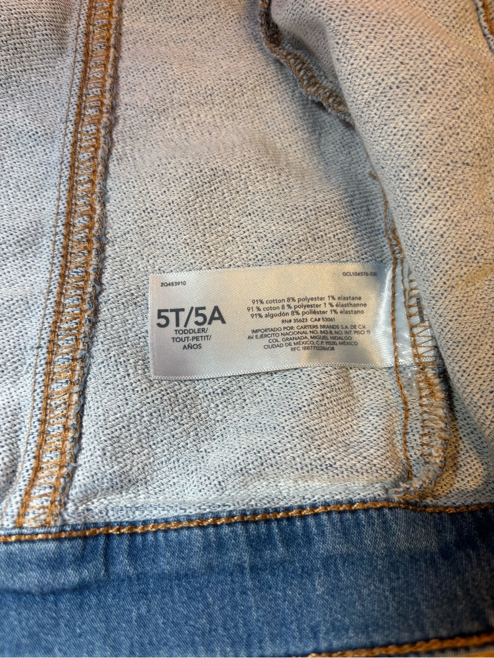 OshKosh B'gosh Light Blue Denim Jacket with Button Front - Picture 3 of 5